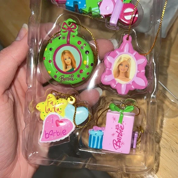 Barbie Mini 5 Piece Ornament Set - Picture 2 of 3